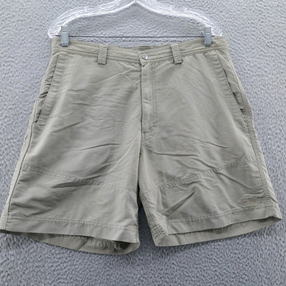 The North Face Mens Size 36 Hiking Shorts Khaki Tan Nylon Utility Cargo